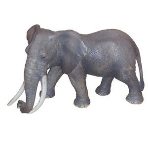 Schleich African Elephant Wildlife Figurine Collectible Gray Elephant Toy